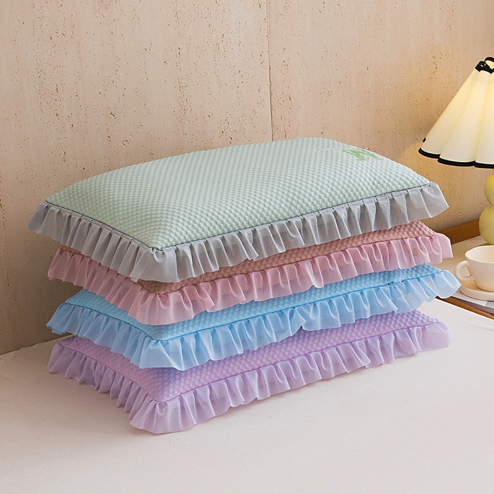 91家纺网 家纺一手货源 找家纺 莉迪娅 2026新款糖果凉豆豆荞麦枕枕头枕芯 组合图