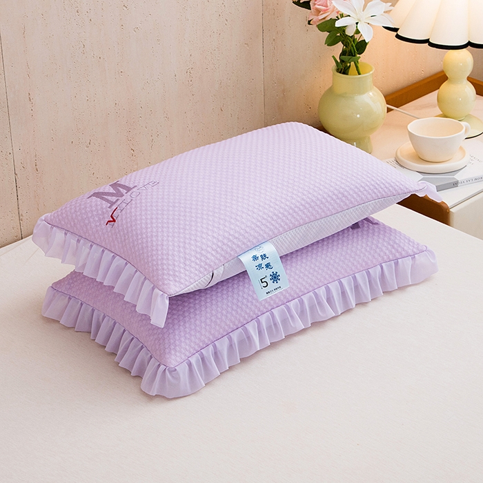 91家纺网 家纺一手货源 找家纺 莉迪娅 2026新款糖果凉豆豆荞麦枕枕头枕芯 糖果凉豆豆 紫