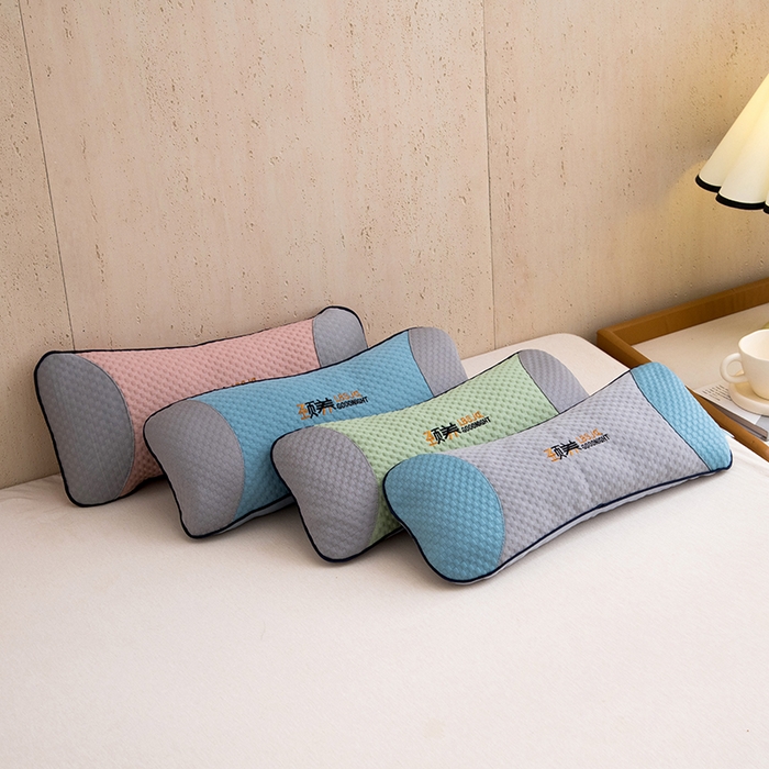 91家纺网 家纺一手货源 找家纺 莉迪娅 2026新款凉豆豆颈椎枕枕头枕芯 劲养颈椎枕 灰