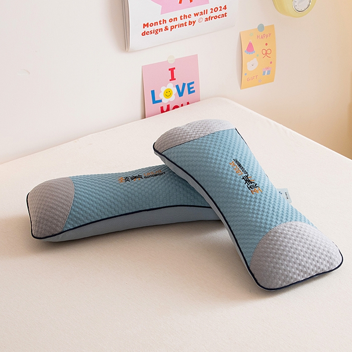 91家纺网 家纺一手货源 找家纺 莉迪娅 2026新款凉豆豆颈椎枕枕头枕芯 劲养颈椎枕 灰