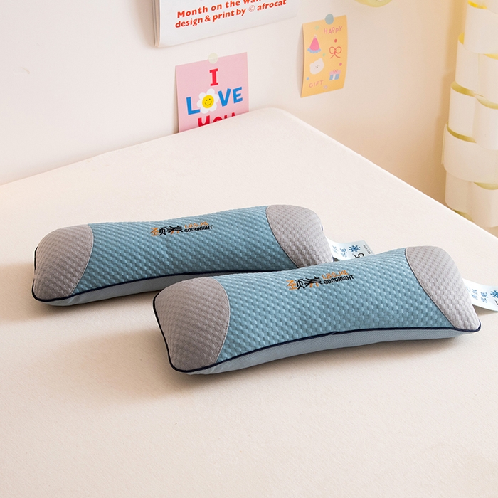 91家纺网 家纺一手货源 找家纺 莉迪娅 2026新款凉豆豆颈椎枕枕头枕芯 劲养颈椎枕 灰