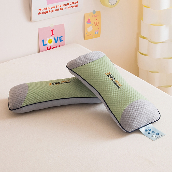 91家纺网 家纺一手货源 找家纺 莉迪娅 2026新款凉豆豆颈椎枕枕头枕芯 劲养劲椎枕 绿