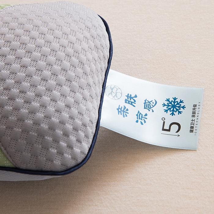 91家纺网 家纺一手货源 找家纺 莉迪娅 2026新款凉豆豆颈椎枕枕头枕芯 劲养劲椎枕 绿