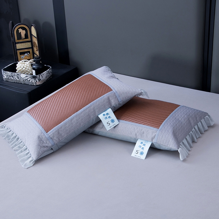 91家纺网 家纺一手货源 找家纺 （总）莉迪娅 2026新款立体冰藤荞麦枕枕头枕芯