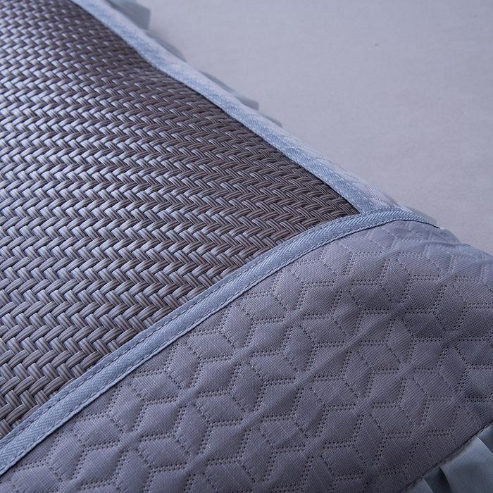 91家纺网 家纺一手货源 找家纺 莉迪娅 2026新款立体冰藤荞麦枕枕头枕芯 花好月圆灰