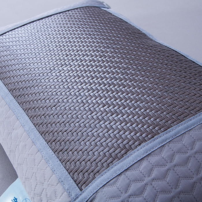 91家纺网 家纺一手货源 找家纺 莉迪娅 2026新款立体冰藤荞麦枕枕头枕芯 花好月圆灰