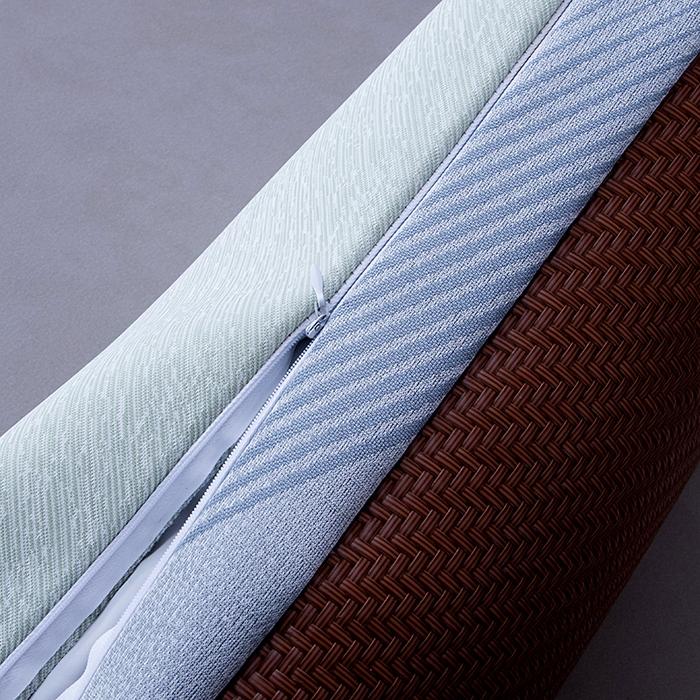 91家纺网 家纺一手货源 找家纺 莉迪娅 2026新款立体冰藤荞麦枕枕头枕芯 古藤立体冰藤枕 咖