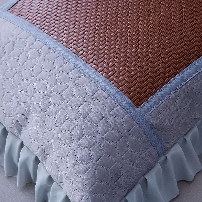 91家纺网 家纺一手货源 找家纺 莉迪娅 2026新款立体冰藤荞麦枕枕头枕芯 花好月圆 咖