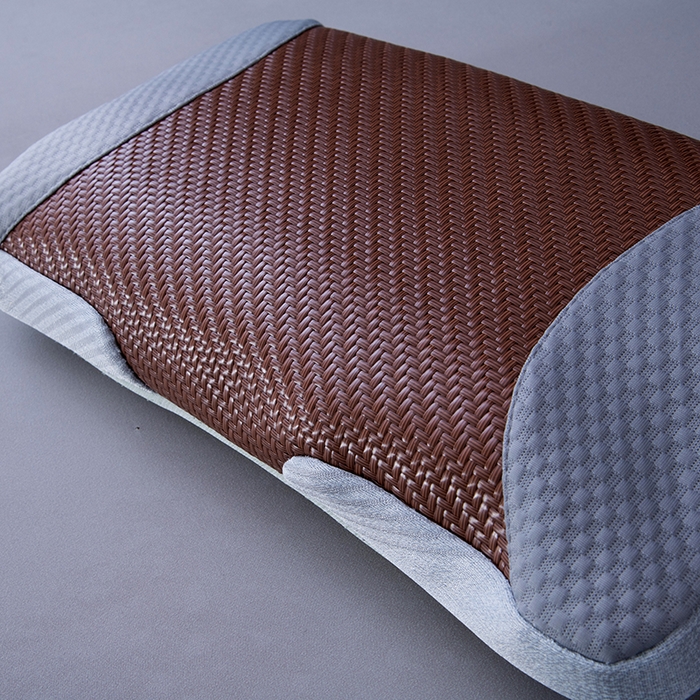 91家纺网 家纺一手货源 找家纺 莉迪娅 2026新款立体冰藤荞麦枕枕头枕芯 古藤立体冰藤枕 咖