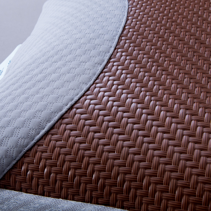 91家纺网 家纺一手货源 找家纺 莉迪娅 2026新款立体冰藤荞麦枕枕头枕芯 古藤立体冰藤枕 咖