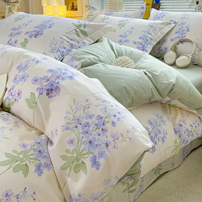 91家纺网 家纺一手货源 找家纺 （总）大柏树 2026新款全棉纯棉13376印花四件套