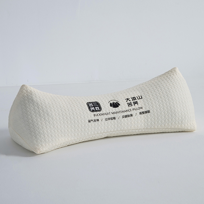 91家纺网 家纺一手货源 找家纺 （总）莉迪娅 2026新款纯棉三角曲线荞麦护颈枕枕头枕芯