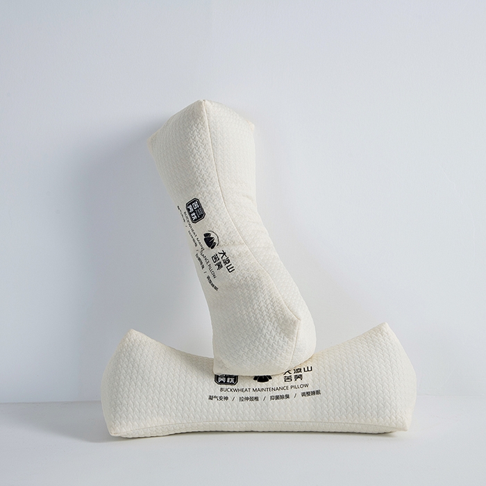 91家纺网 家纺一手货源 找家纺 （总）莉迪娅 2026新款纯棉三角曲线荞麦护颈枕枕头枕芯
