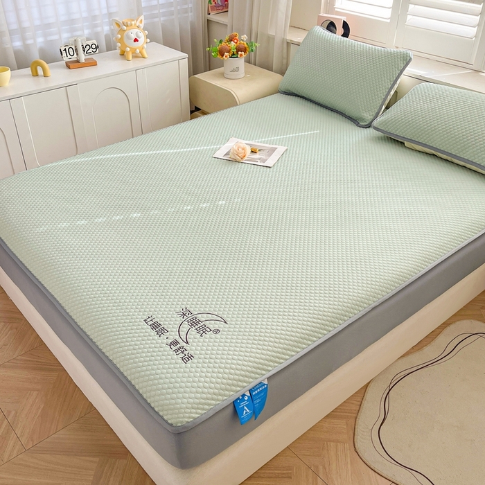 91家纺网 家纺一手货源 找家纺 （总）邵依家纺 2026新款A类冰豆豆凉席床笠豆豆席子