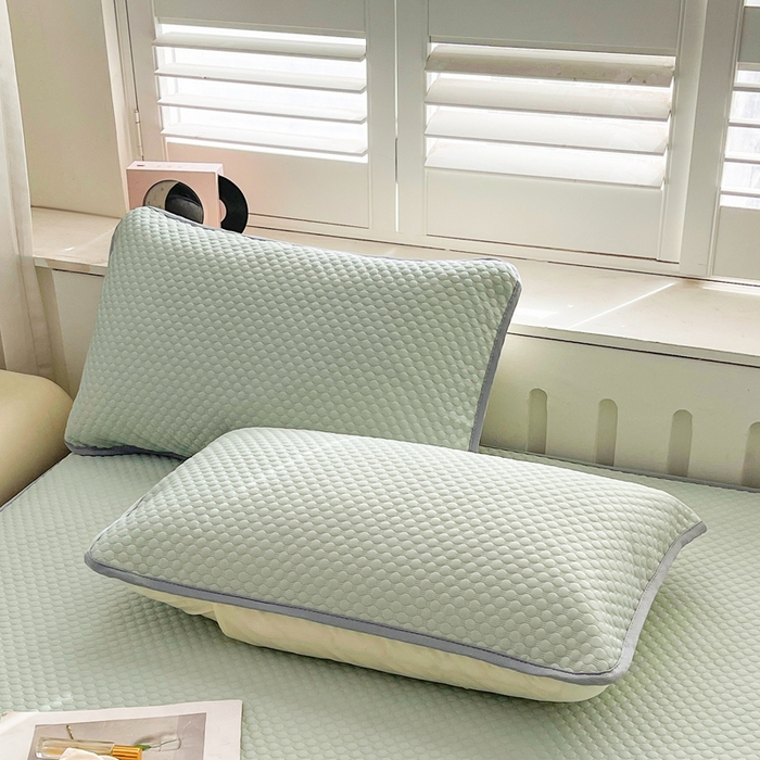 91家纺网 家纺一手货源 找家纺 （总）邵依家纺 2026新款A类冰豆豆凉席床笠豆豆席子