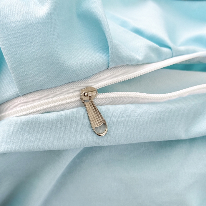 91家纺网 家纺一手货源 找家纺 莉迪娅 2026新款A类糯小棉刺绣花边四件套-雅韵系列 雅韵-蓝