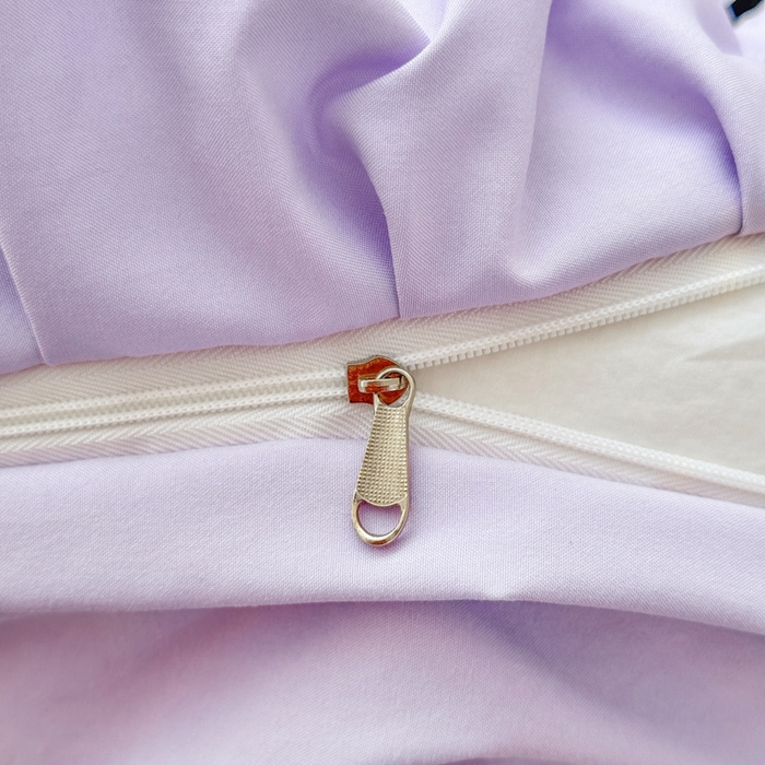 91家纺网 家纺一手货源 找家纺 莉迪娅 2026新款A类糯小棉刺绣花边四件套-雅韵系列 雅韵-紫