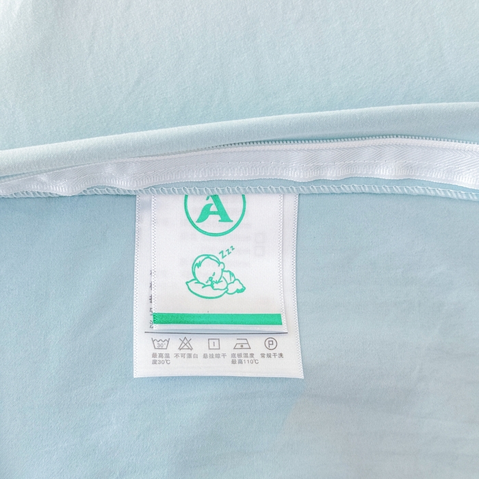 91家纺网 家纺一手货源 找家纺 莉迪娅 2026新款A类糯小棉刺绣花边四件套-雅韵系列 雅韵-蓝