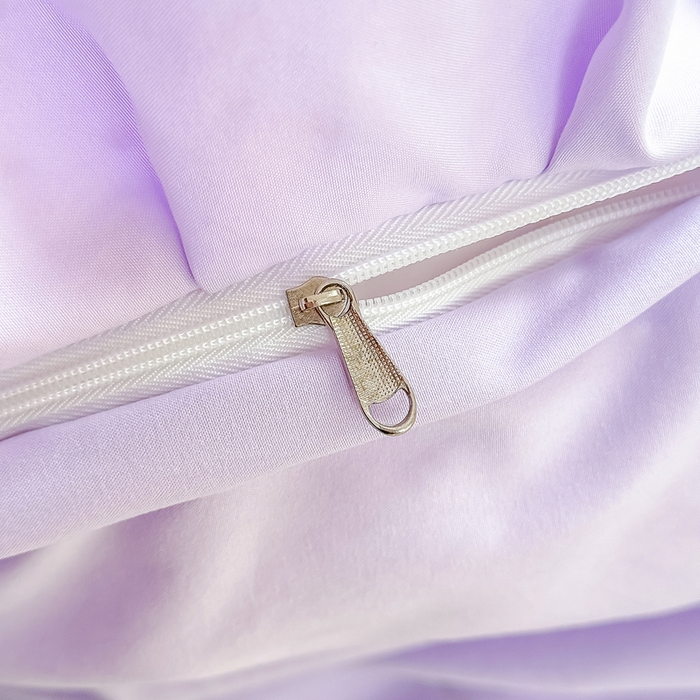 91家纺网 家纺一手货源 找家纺 莉迪娅 2026新款A类糯小棉刺绣花边四件套-铃兰系列 铃兰-紫