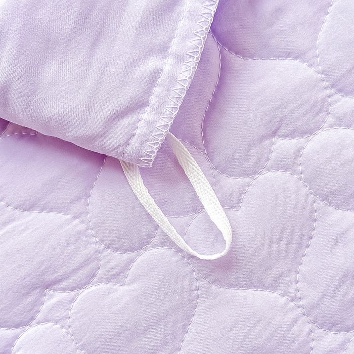 91家纺网 家纺一手货源 找家纺 莉迪娅 2026新款A类糯小棉刺绣花边四件套-铃兰系列 铃兰-紫