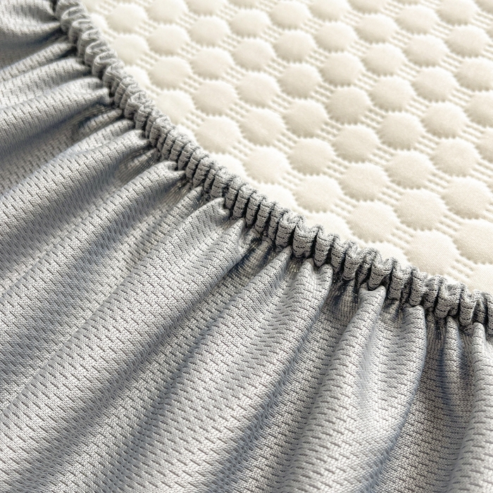 91家纺网 家纺一手货源 找家纺 邵依家纺 2026新款A类冰豆豆凉席床笠豆豆席子 床笠-云汀灰