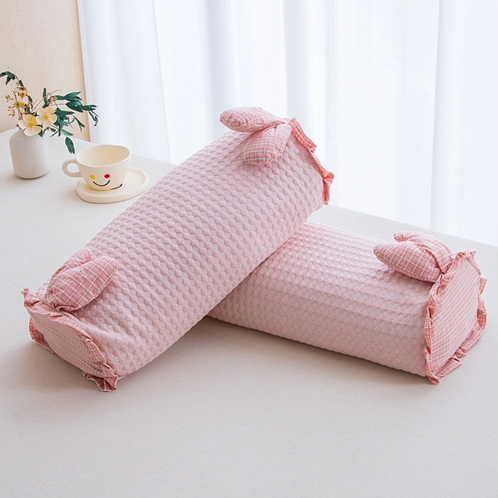 91家纺网 家纺一手货源 找家纺 莉迪娅 2026新款凉豆豆荞麦枕枕头枕芯 凉豆豆兔子-粉