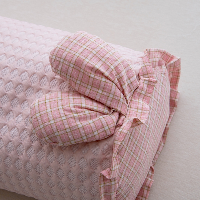 91家纺网 家纺一手货源 找家纺 莉迪娅 2026新款凉豆豆荞麦枕枕头枕芯 凉豆豆兔子-粉