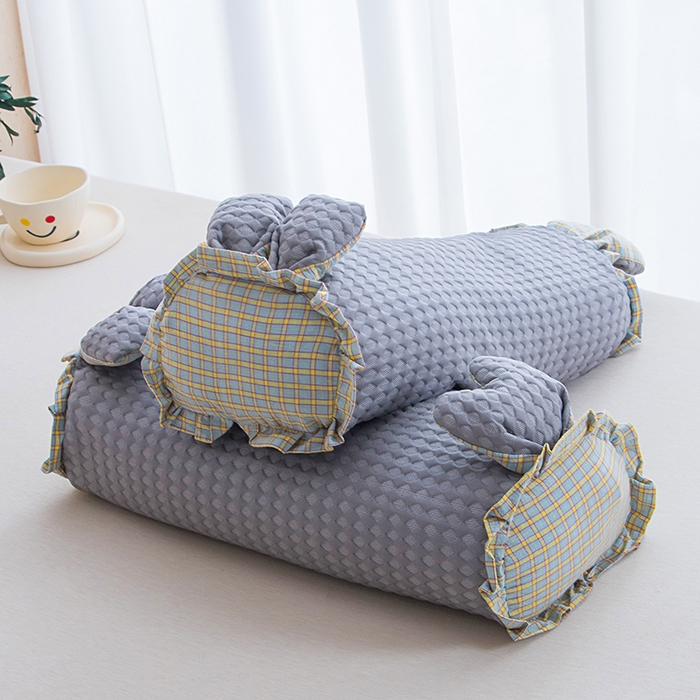 91家纺网 家纺一手货源 找家纺 莉迪娅 2026新款凉豆豆荞麦枕枕头枕芯 凉豆豆兔子-灰