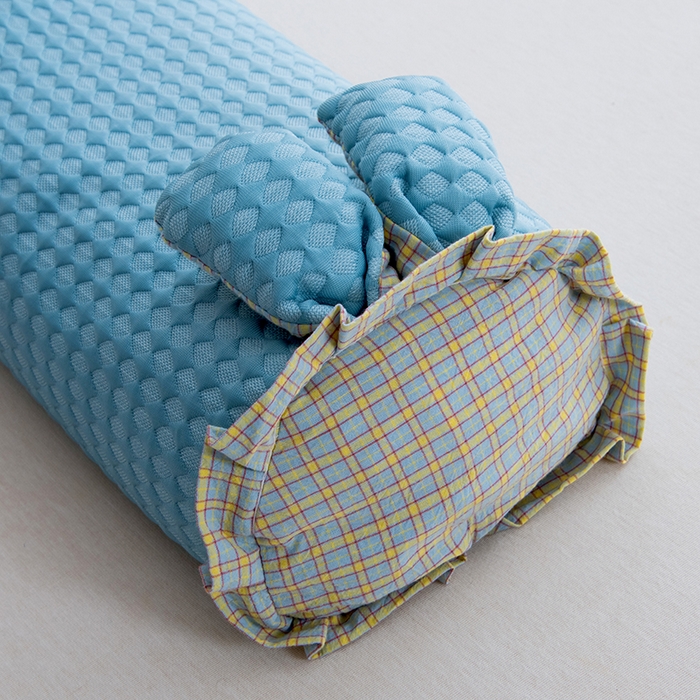 91家纺网 家纺一手货源 找家纺 莉迪娅 2026新款凉豆豆荞麦枕枕头枕芯 凉豆豆兔子-蓝