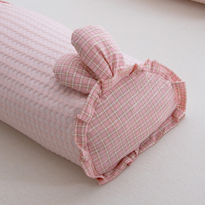 91家纺网 家纺一手货源 找家纺 莉迪娅 2026新款凉豆豆荞麦枕枕头枕芯 凉豆豆兔子-粉