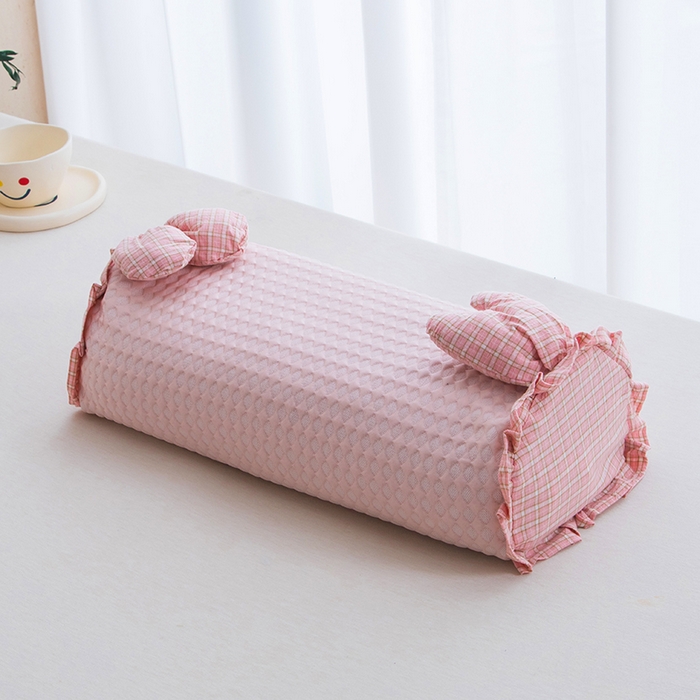 91家纺网 家纺一手货源 找家纺 莉迪娅 2026新款凉豆豆荞麦枕枕头枕芯 凉豆豆兔子-粉