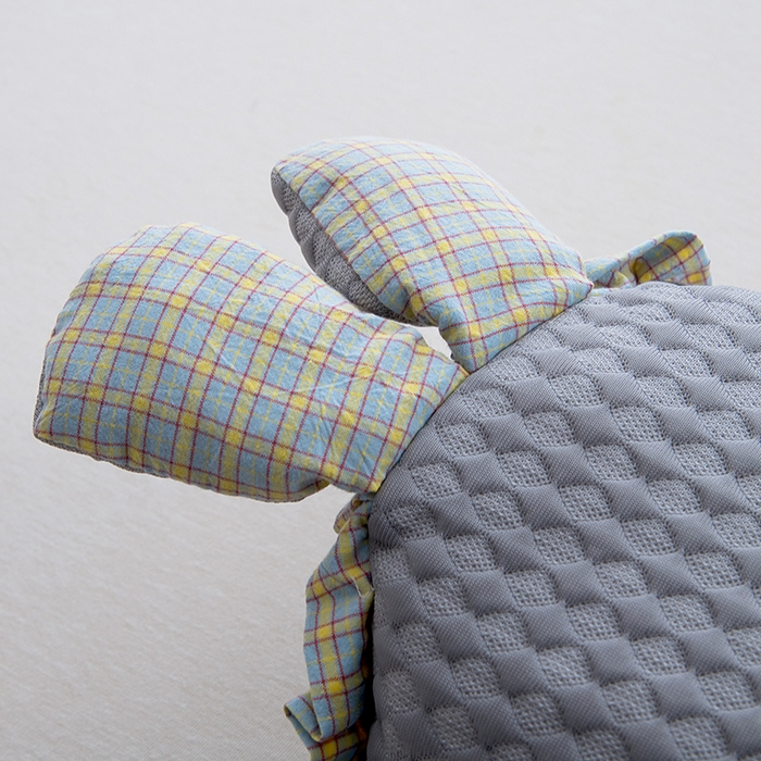 91家纺网 家纺一手货源 找家纺 莉迪娅 2026新款凉豆豆荞麦枕枕头枕芯 凉豆豆兔子-灰