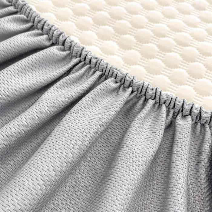 91家纺网 家纺一手货源 找家纺 邵依家纺 2026新款A类冰豆豆凉席床笠豆豆席子 床笠-清涧白