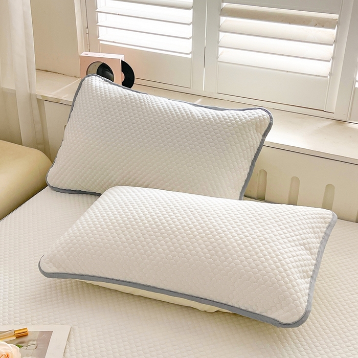 91家纺网 家纺一手货源 找家纺 邵依家纺 2026新款A类冰豆豆凉席床笠豆豆席子 床笠-清涧白