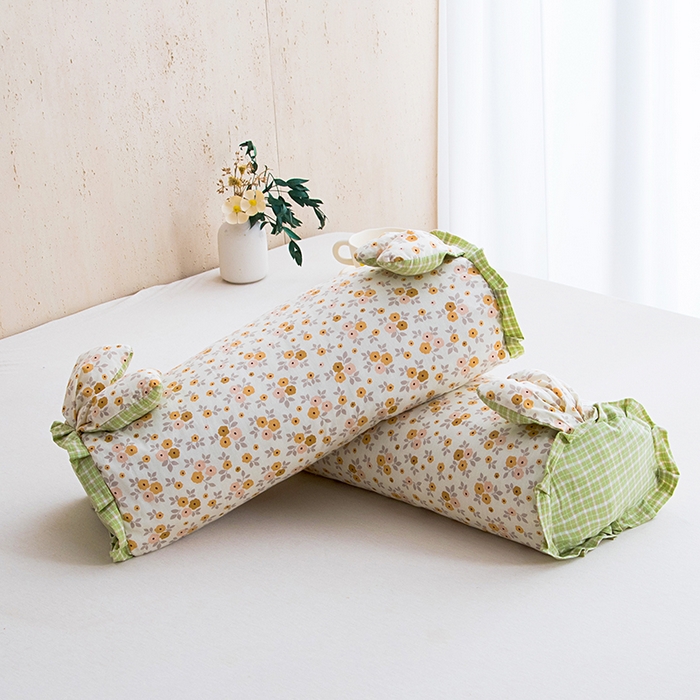 91家纺网 家纺一手货源 找家纺 莉迪娅 2026新款全棉纯棉荞麦枕枕头枕芯 全棉兔子枕-繁花