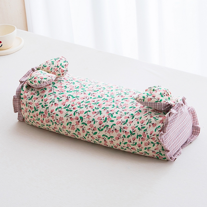 91家纺网 家纺一手货源 找家纺 莉迪娅 2026新款全棉纯棉荞麦枕枕头枕芯 全棉兔子枕-清雅