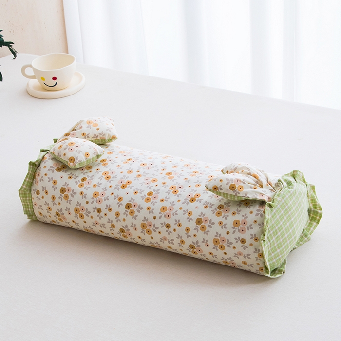 91家纺网 家纺一手货源 找家纺 莉迪娅 2026新款全棉纯棉荞麦枕枕头枕芯 全棉兔子枕-繁花