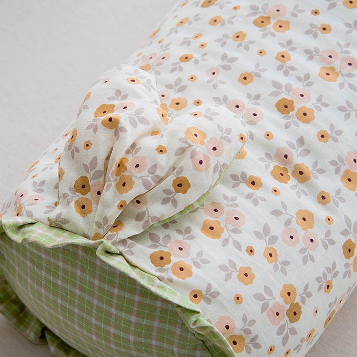 91家纺网 家纺一手货源 找家纺 莉迪娅 2026新款全棉纯棉荞麦枕枕头枕芯 全棉兔子枕-繁花