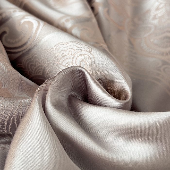 91家纺网 家纺一手货源 找家纺 莉迪娅 2026新款全棉纯棉贡缎提花夏被夏凉被空调被四件套 轻奢时尚银咖