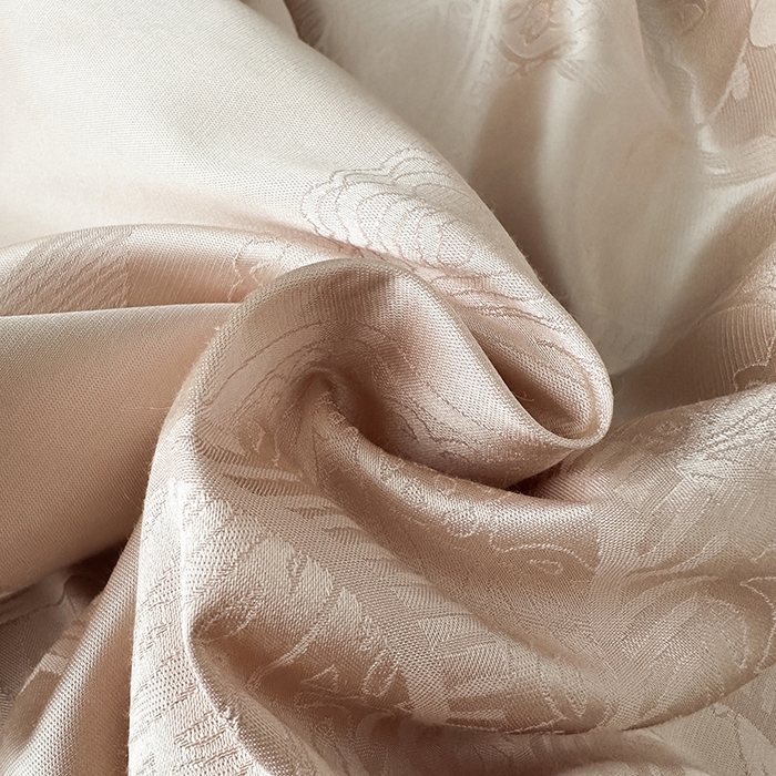 91家纺网 家纺一手货源 找家纺 莉迪娅 2026新款全棉纯棉贡缎提花夏被夏凉被空调被四件套 曼陀罗香槟