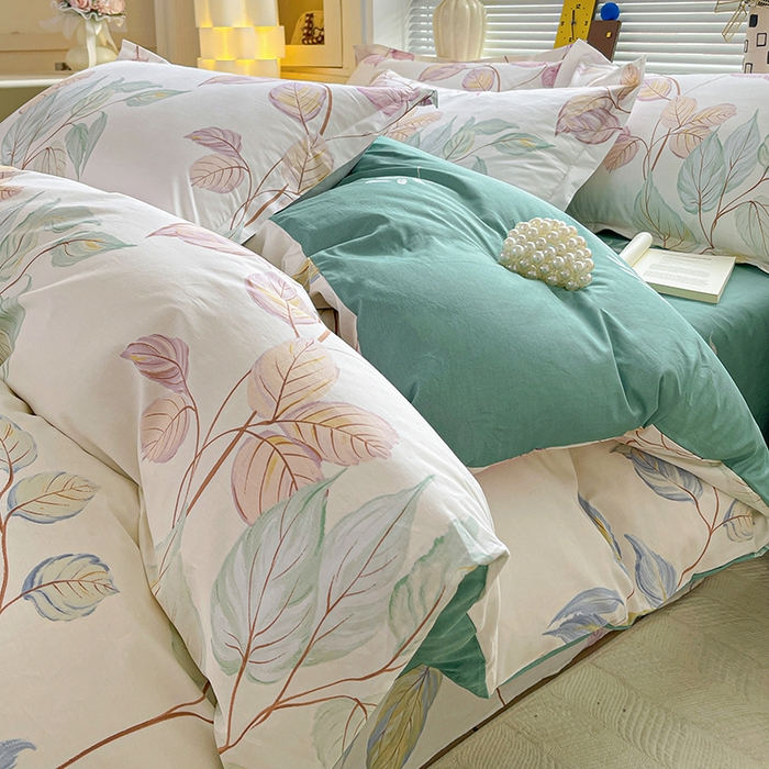 91家纺网 家纺一手货源 找家纺 （总）大柏树 2026新款全棉纯棉13376印花四件套