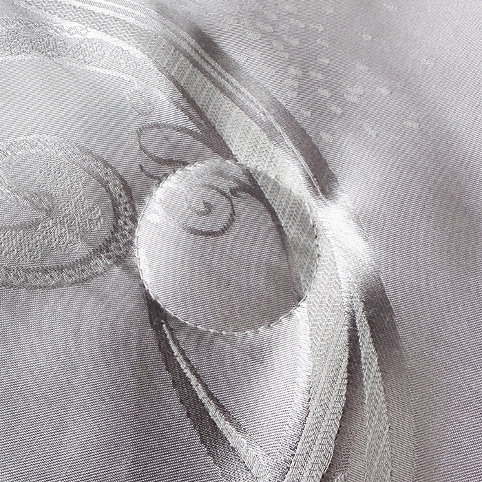 91家纺网 家纺一手货源 找家纺 莉迪娅 2026新款全棉纯棉贡缎提花夏被夏凉被空调被四件套 别样年华银灰