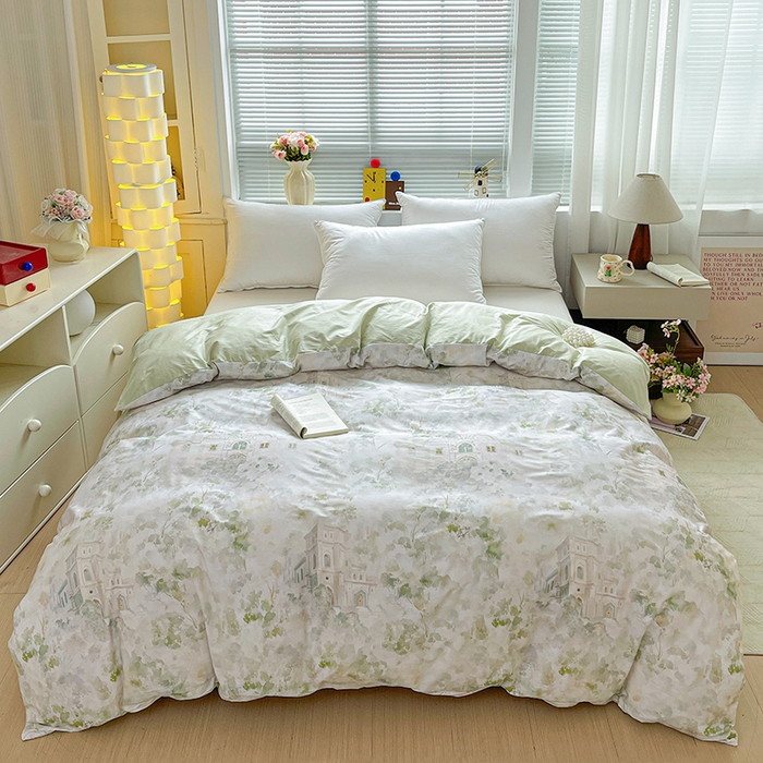 91家纺网 家纺一手货源 找家纺 （总）大柏树 2026新款全棉纯棉13376印花单被套单品被套被套单件