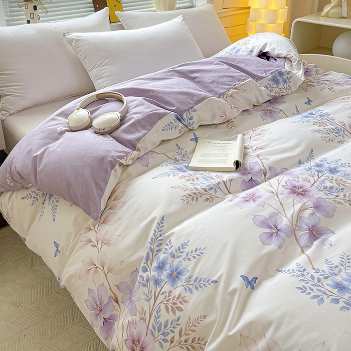 91家纺网 家纺一手货源 找家纺 大柏树 2026新款全棉纯棉13376印花单被套单品被套被套单件 晴川