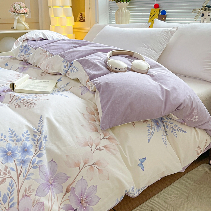 91家纺网 家纺一手货源 找家纺 大柏树 2026新款全棉纯棉13376印花单被套单品被套被套单件 晴川