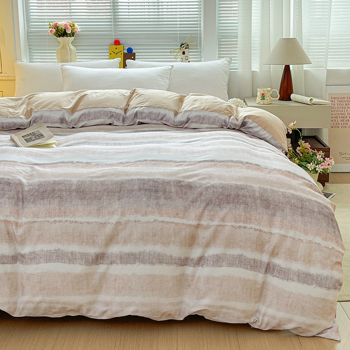 91家纺网 家纺一手货源 找家纺 大柏树 2026新款全棉纯棉13376印花单被套单品被套被套单件 月冉星河咖