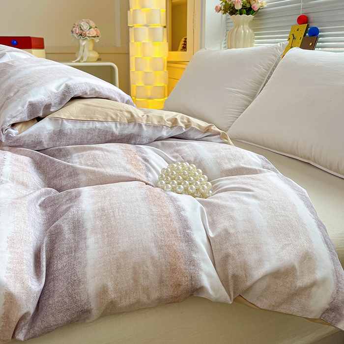 91家纺网 家纺一手货源 找家纺 大柏树 2026新款全棉纯棉13376印花单被套单品被套被套单件 月冉星河咖