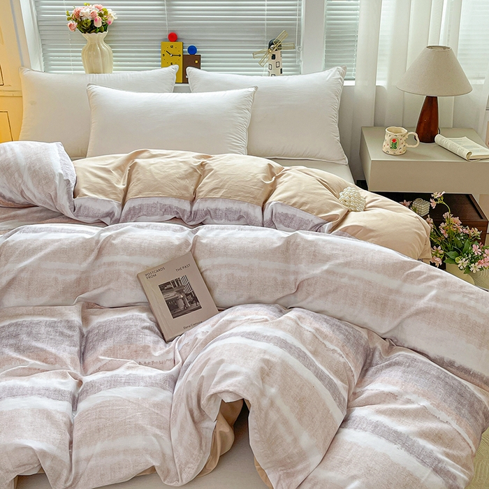 91家纺网 家纺一手货源 找家纺 大柏树 2026新款全棉纯棉13376印花单被套单品被套被套单件 月冉星河咖