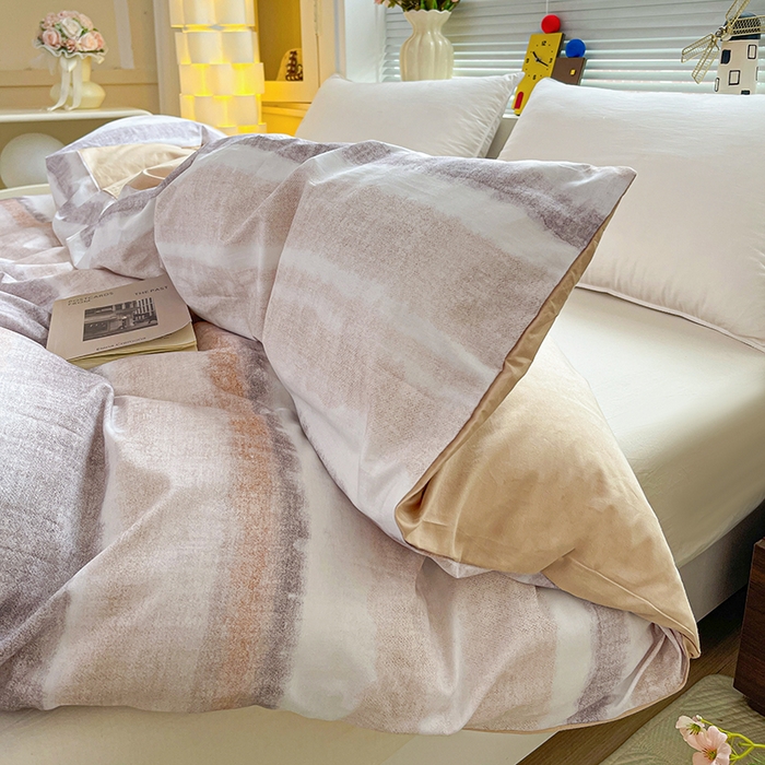 91家纺网 家纺一手货源 找家纺 大柏树 2026新款全棉纯棉13376印花单被套单品被套被套单件 月冉星河咖