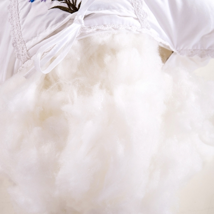 91家纺网 家纺一手货源 找家纺 （总）莉迪娅 2026春夏新款全棉纯棉韩版薰衣草安睡羽丝绒枕芯茉莉花护颈椎单人枕头韩版薰衣草